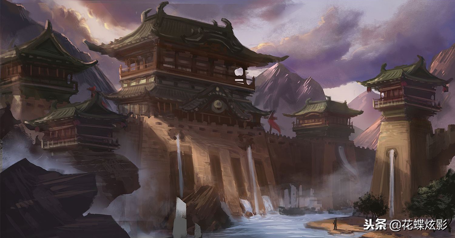 chatgpt场景原画,宏大的游戏场景原画图片