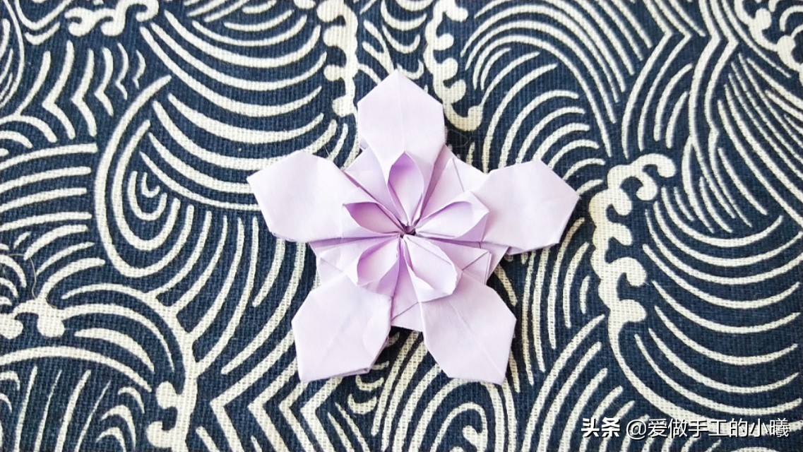 简单漂亮的樱花折纸,折纸樱花教程简单又漂亮
