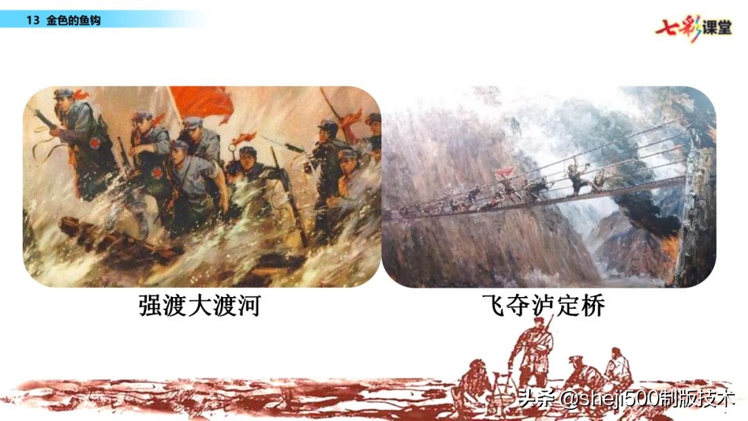 部编语文六年级下13课《金色的鱼钩》知识要点图文讲解同步练习