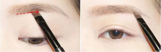 眉毛看起来很淡,眉毛淡但是看得见