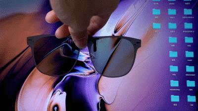 近眼距茶色墨镜,普通眼镜戴在阳光下就变墨镜