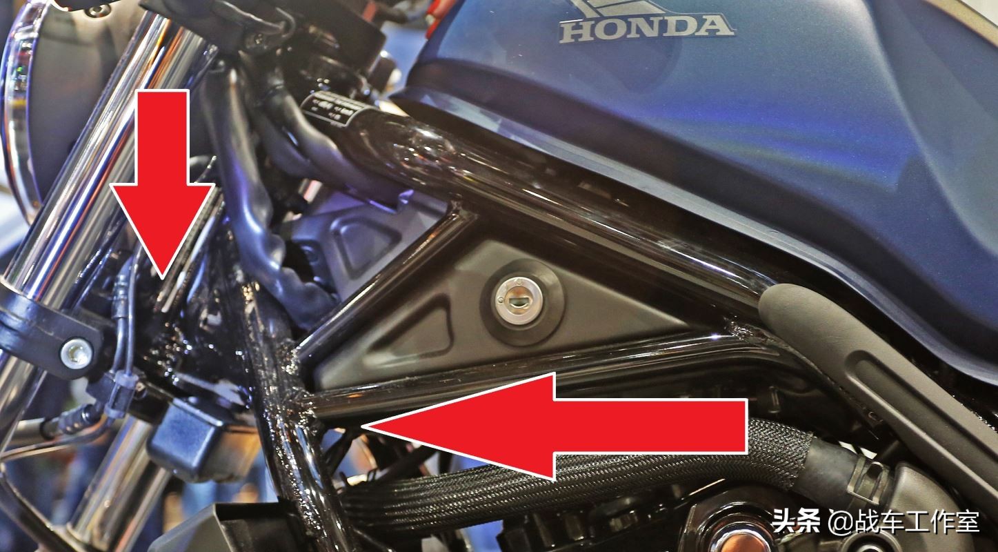 台湾测评本田rebel500,本田rebel500尾箱