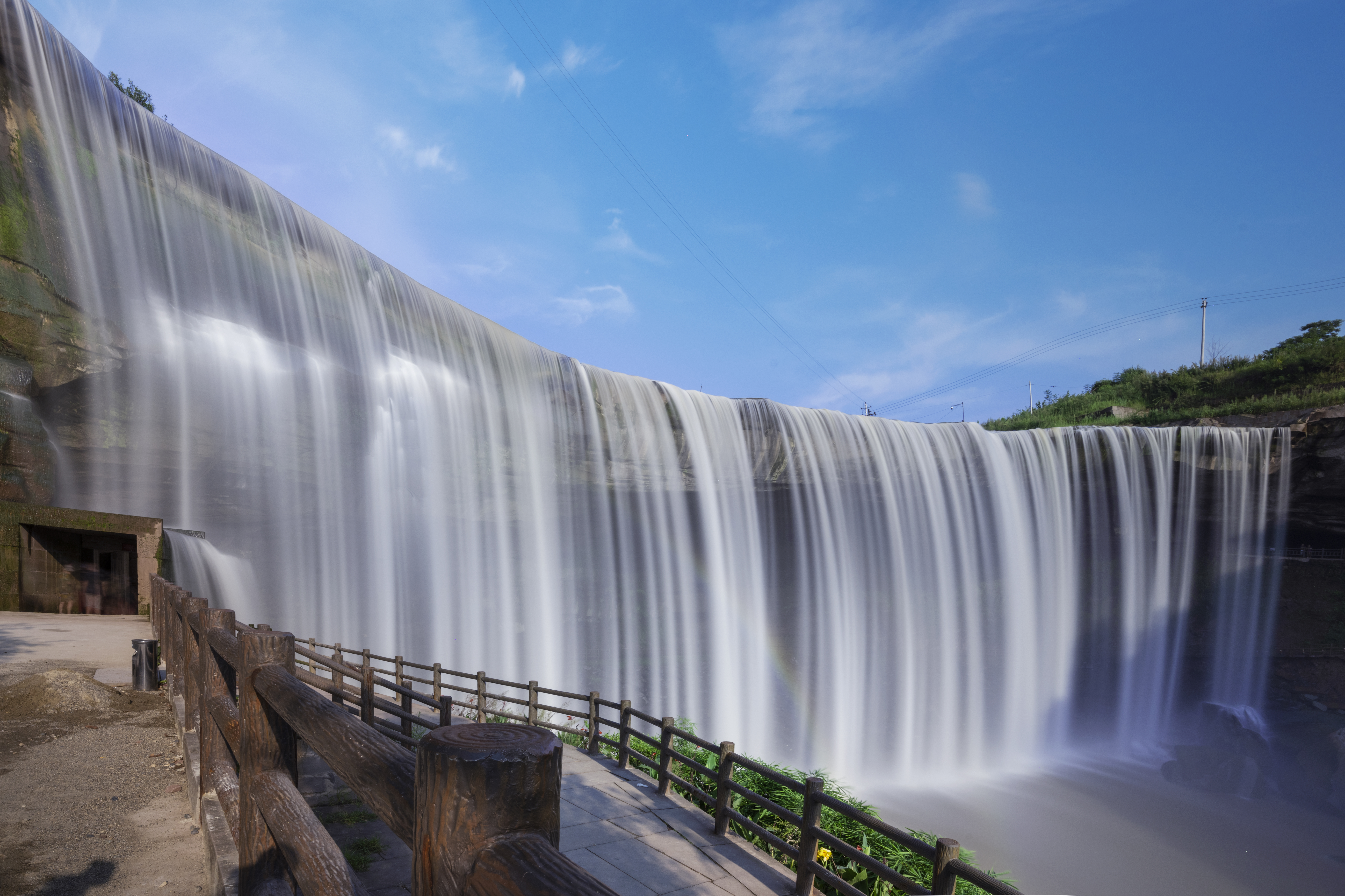 坪滩低坑瀑布,岳池坪滩低坑瀑布从岳池怎么去