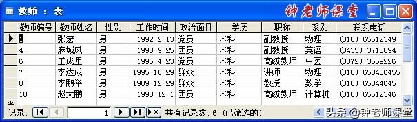 access数据表格式设置方法,access数据表分组