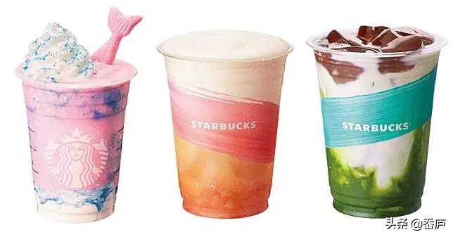 星巴克魔幻美人鱼、MUJI色卡饮料、复刻名画的甜品，让你一秒入夏