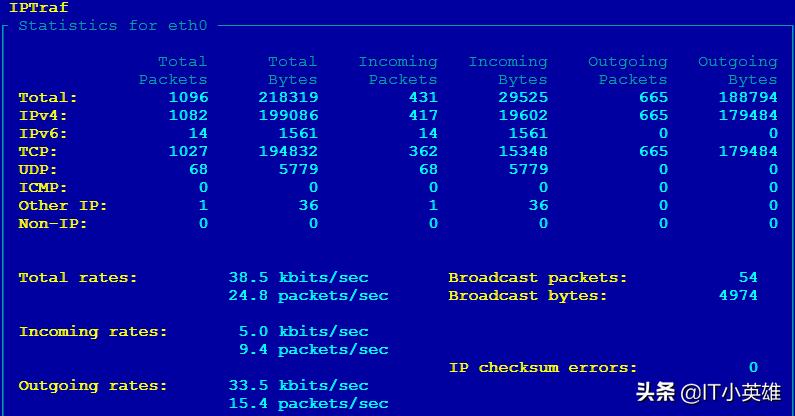 怎么查看网络流量分析,查看网络流量的命令