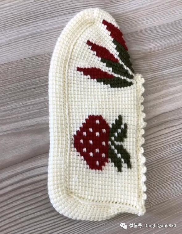 波西米亚风手工编织鞋子,针织作品50款