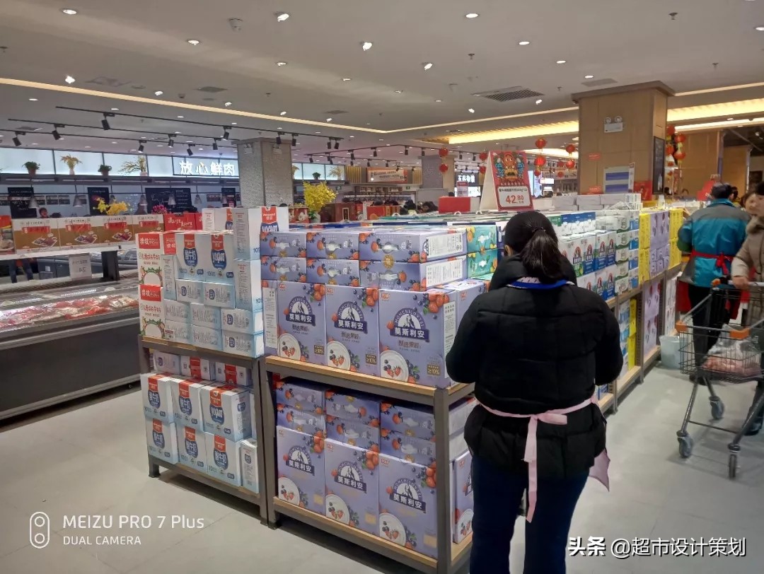 清爽、洁净，不经意间的惊艳！联家超市新开店一组陈列图片