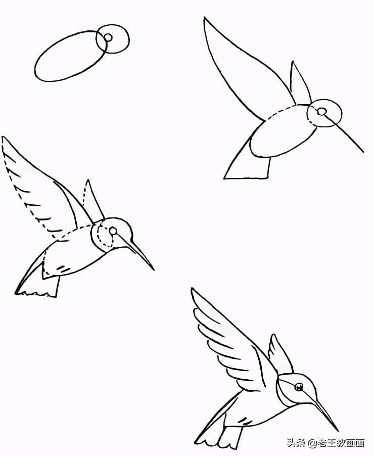 画开心的喜羊羊简笔画3秒学会,幼儿园简笔画小燕子3秒学会