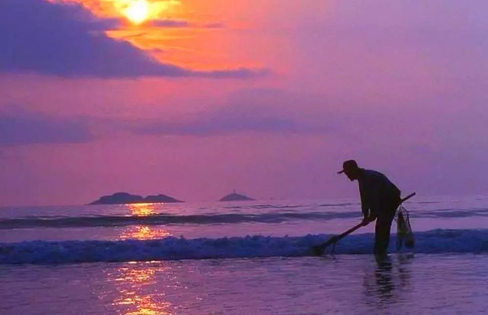 【读历史游盘锦】清晓水如镜，隔海人似鸥渤海金滩蛤蜊岗