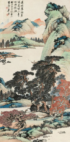 郑午昌书法真迹欣赏,郑午昌花鸟图100幅