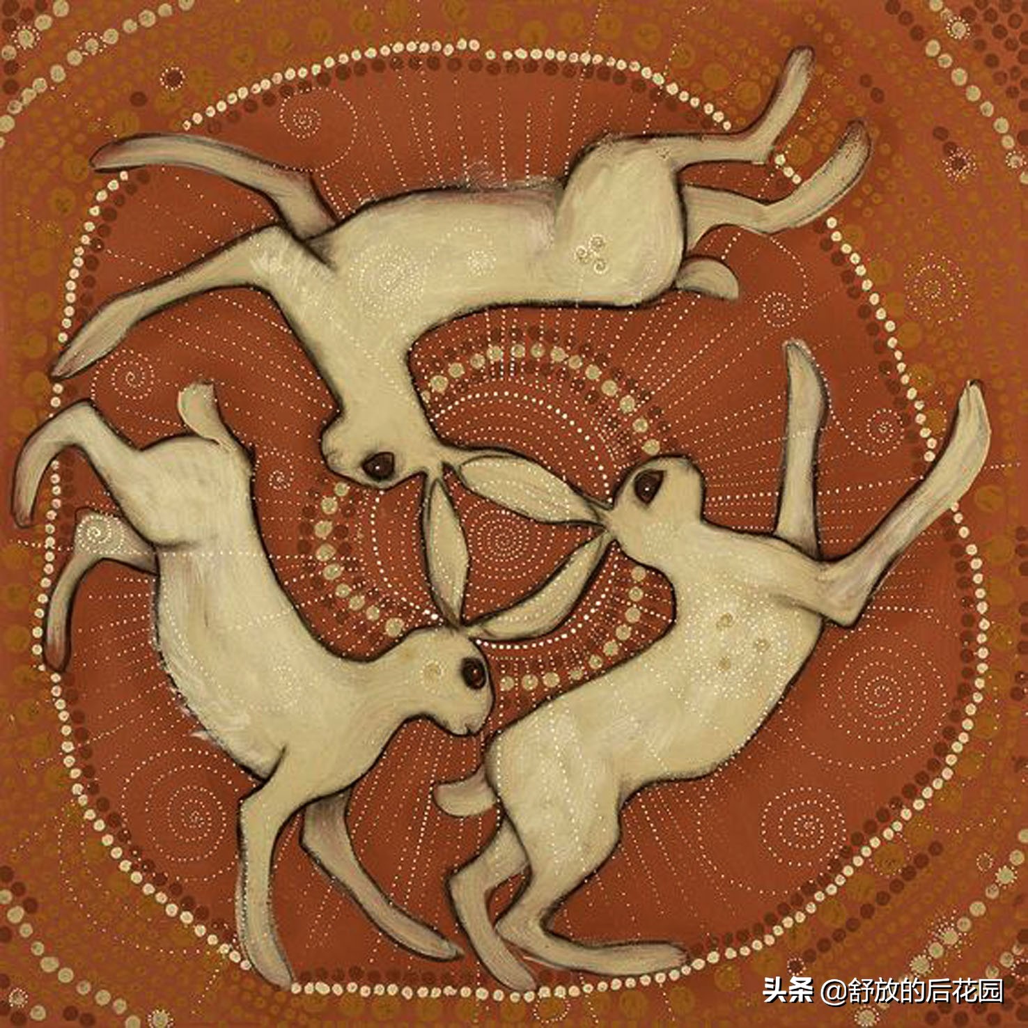 嫦娥五号带回的月图长什么样,神秘三兔共耳图片