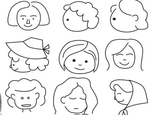 简笔画人物简单又好看画法,简笔画入门100张儿童简笔画