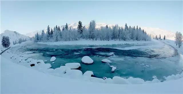 冬天的阿勒泰冰雪,冬天的雪冰雪奇缘