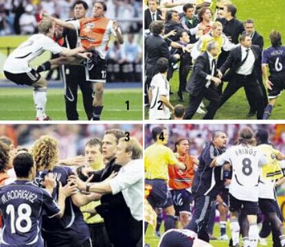 足坛十大惨案比赛,足坛十大恶意报复名场面