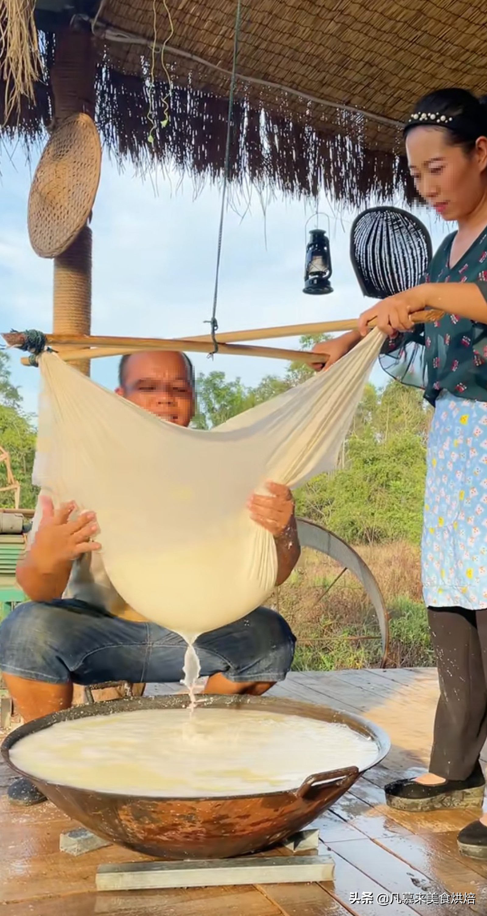 砍回养活了全球6亿人的木薯，做成一道快失传的美食“木薯粉虫”