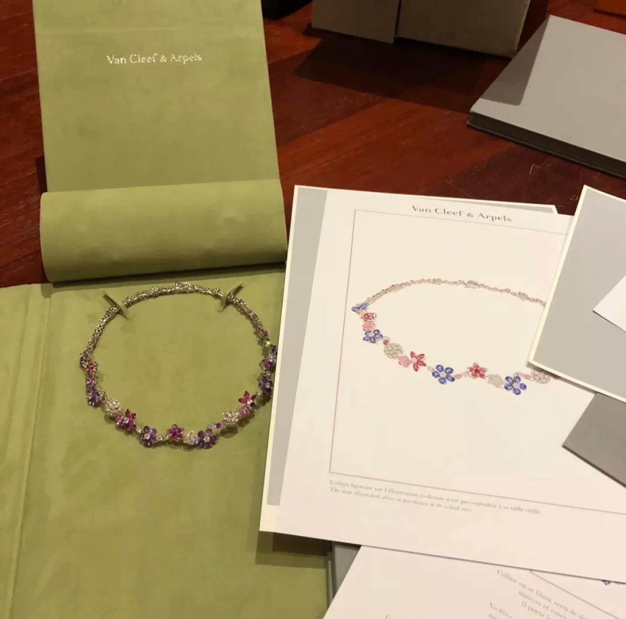 一条梵克雅宝的四叶草项链报价,白贝母项链梵克雅宝价格表