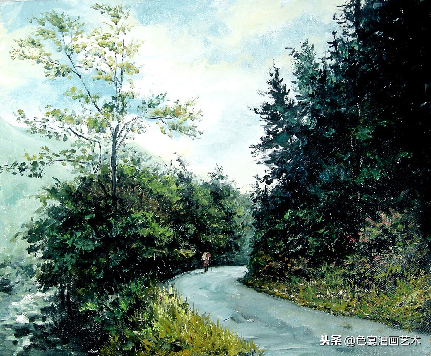 俄罗斯油画大师风景油画教程视频,油画大师油画风景创作教学视频