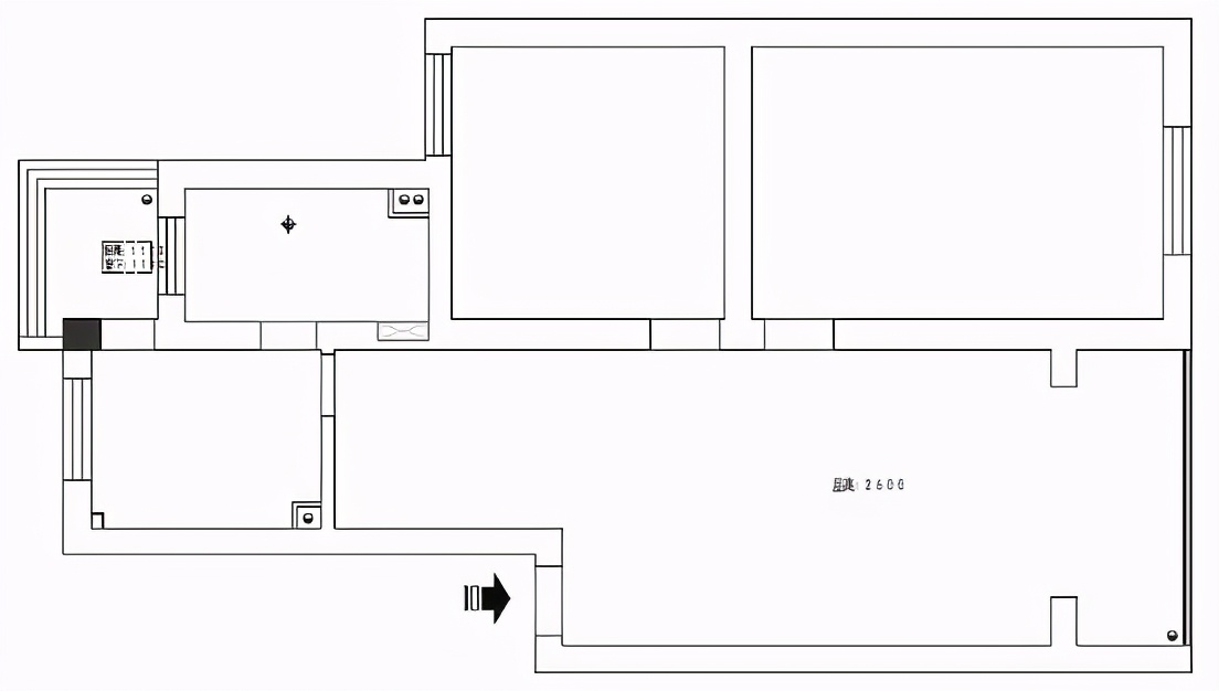90平米两房小户型简约风格,小户型两房简装