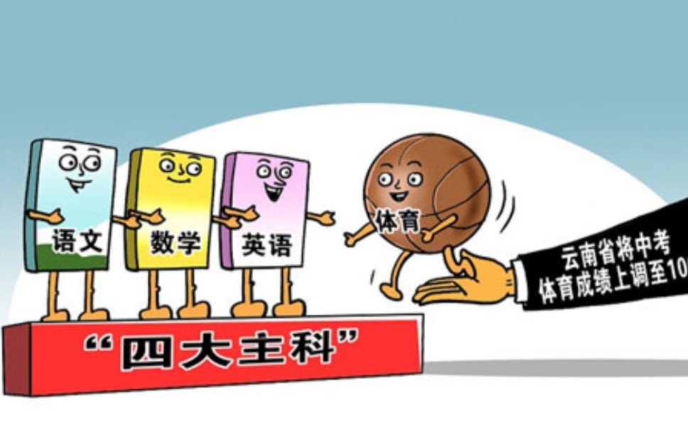 央视体育和语数外同分值,未来中考体育达到与主科同分