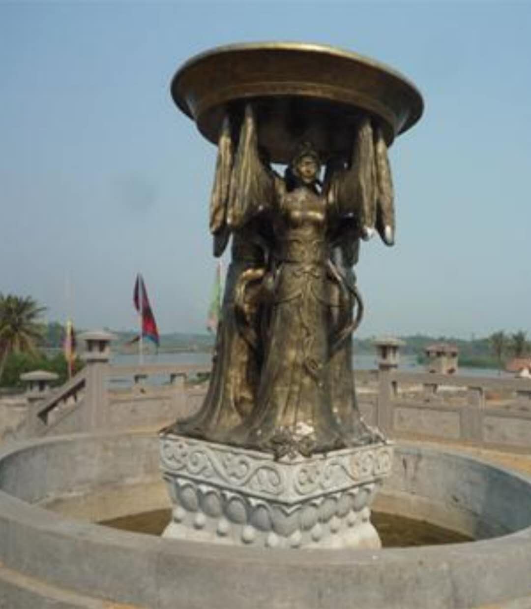 航拍徐闻大汉三墩风景区,大汉三墩旅游区