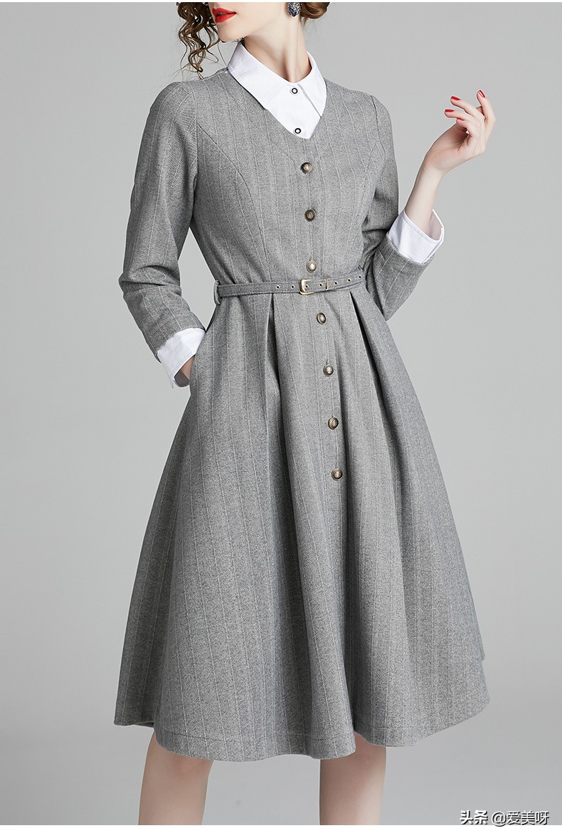 适合初秋穿的连衣裙知性优雅,初秋的连衣裙你们准备好了吗