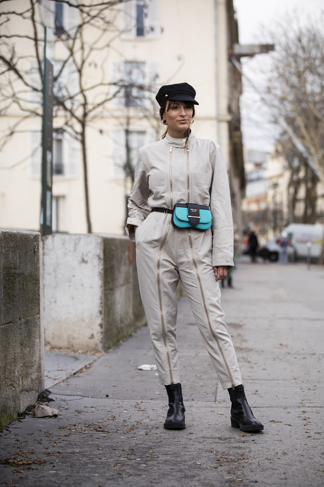 春秋款白色裤装工装裤,工装裤百搭工作裤装女