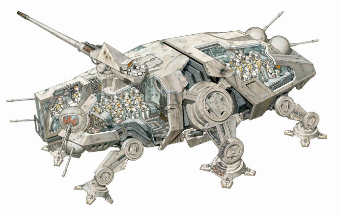 星球大战那些奇葩的设计,星球大战里的所有机甲设计