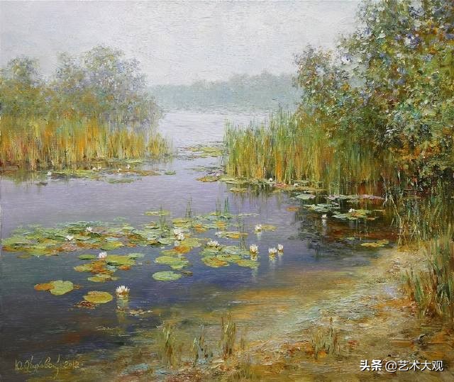 尤里奥布霍夫国画,尤里奥布霍夫作品