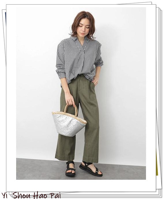高端麻料抗起皱亚麻裤女,不起皱的亚麻裤阔腿裤