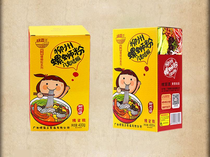 螺蛳粉包装设计效果图,特别好看的螺蛳粉包装