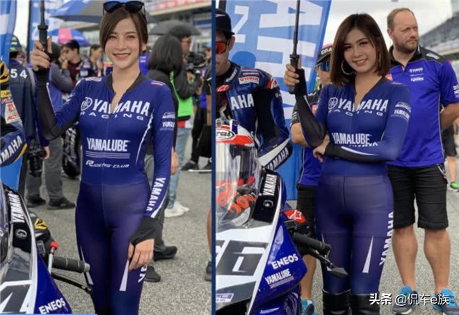 王一博赛车场上看到偶像爬上栏杆,王一博摩托本田