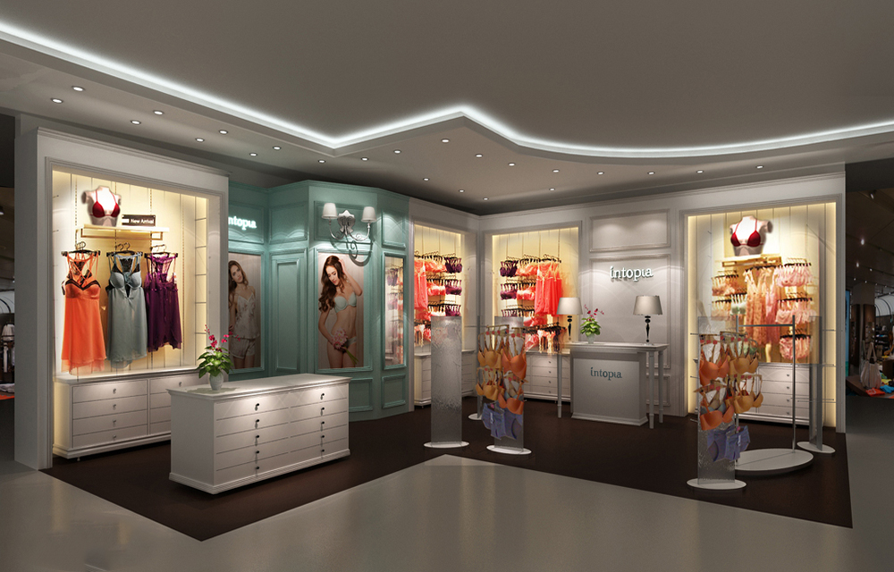 昆明内衣店装修风格大全,内衣店装修设计团队