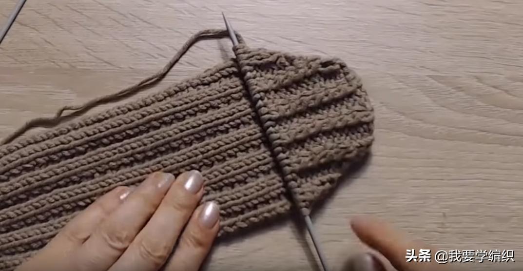 织半指手套的教程,织手套冬女款教程