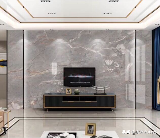 没有豪华的装修却有很美的背景墙,复式背景墙怎么装修才高档