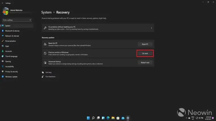 windows11怎么样降回windows10,windows11如何降为windows10