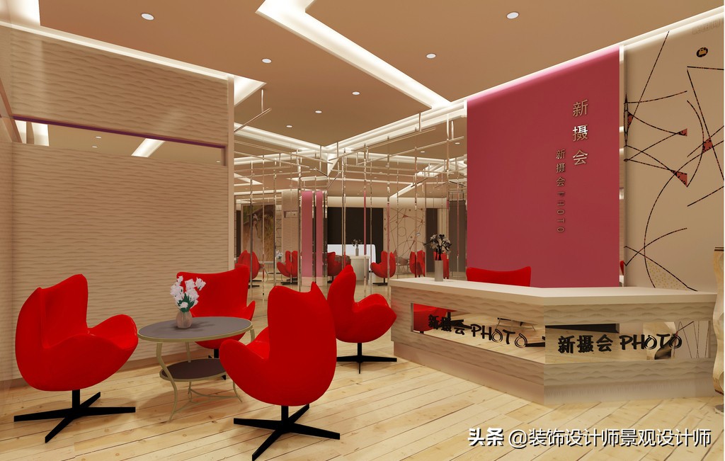 儿童影楼摄影实景布置,婚纱影楼设计功能分区