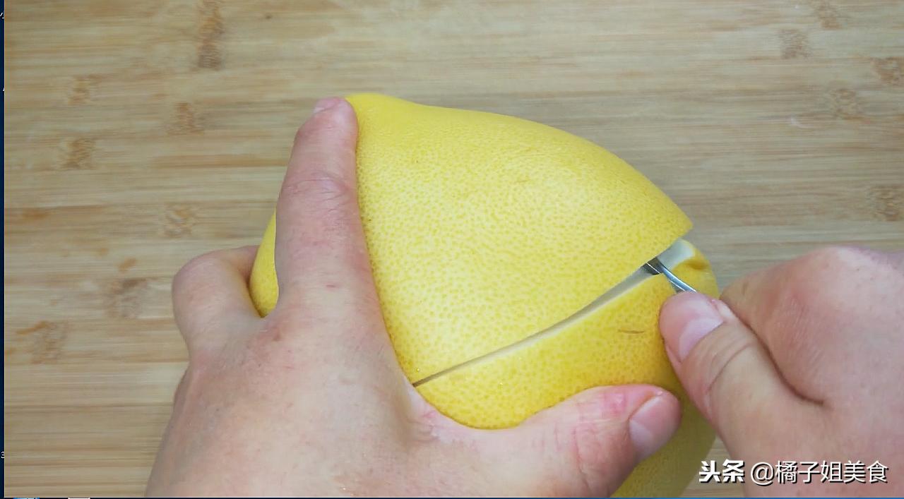柚子好看又好吃的方法,柚子最好吃法