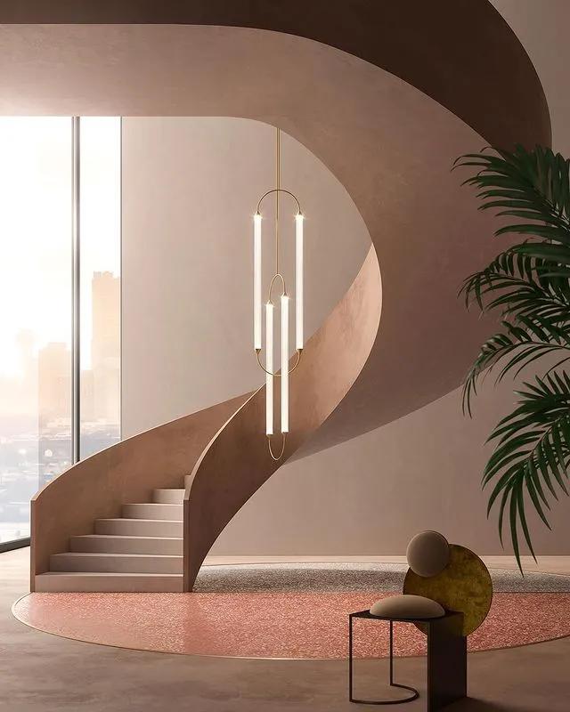 创意楼梯装修效果图,创意楼梯设计庭院