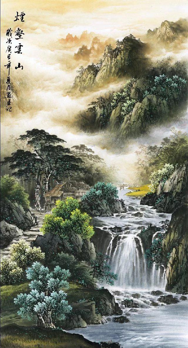 曾刚国画山水技法4,曾刚雪景国画山水画图片