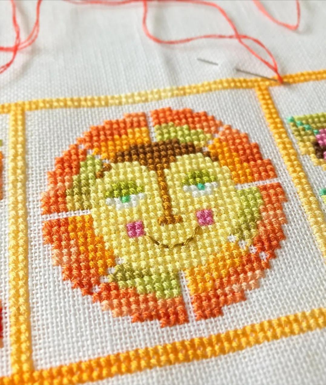 十字绣拿不住了应该怎么绣,以前的十字绣怎么能洗掉