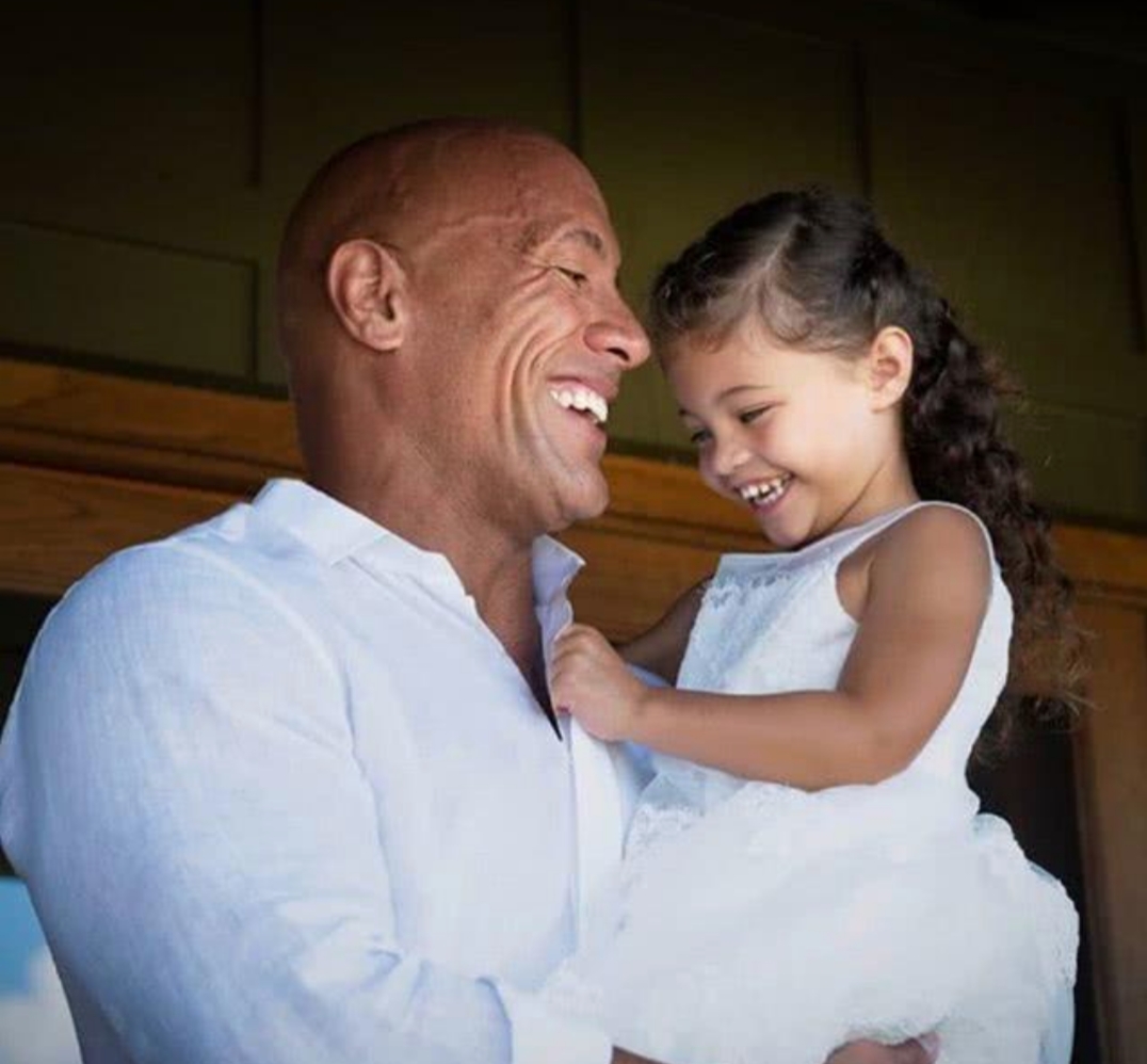 巨石强森回归速度与激情10,巨石强森和女儿的日常