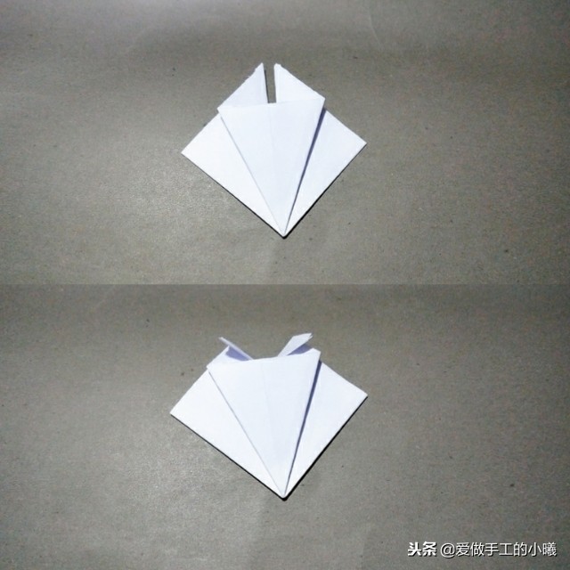 夏天到了一款漂亮的小裙子折纸,芭蕾舞裙子手工剪纸制作