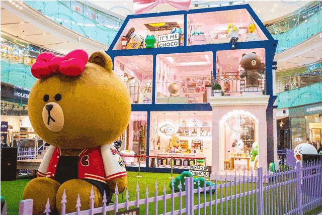 linefriends布朗熊可妮兔公仔,布朗熊linefriends