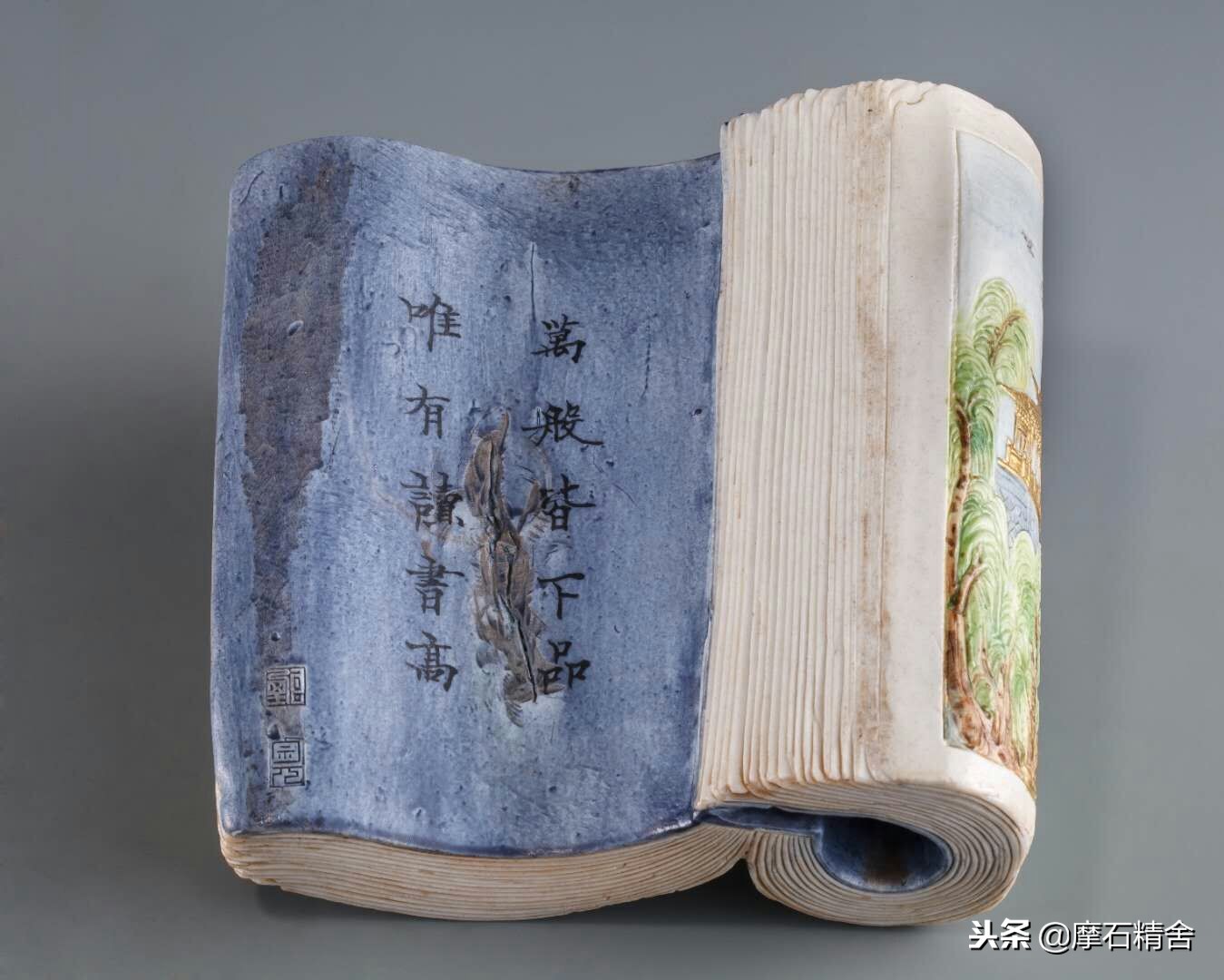 清中期粉彩描金裸女刻瓷书册赏析兼谈仇英毕加索何家英人体画大意