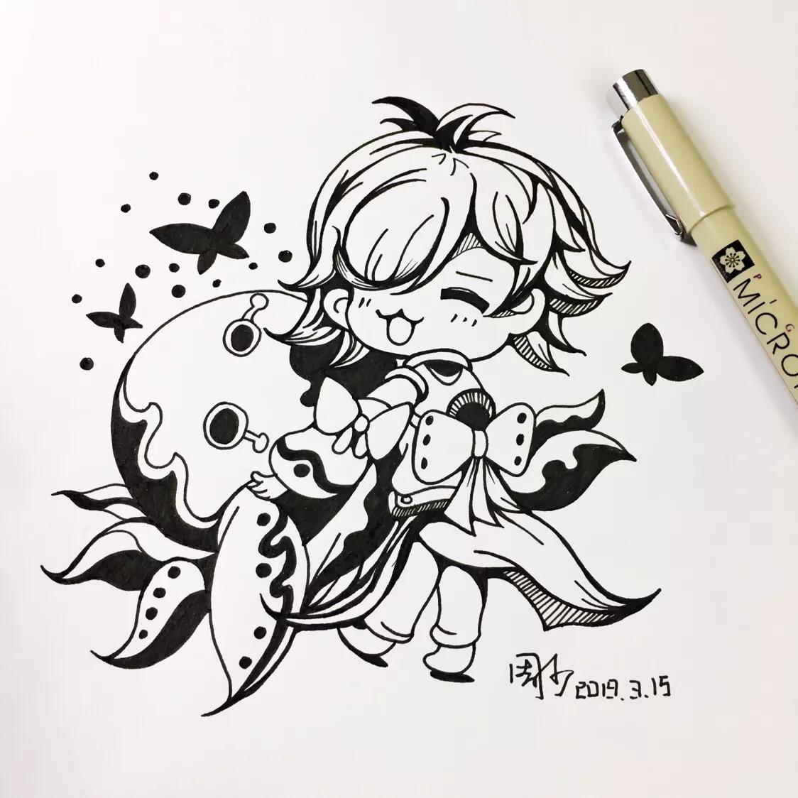 10-12岁画动漫人物简单可爱男生,可爱的动漫人物怎么画一步步教程