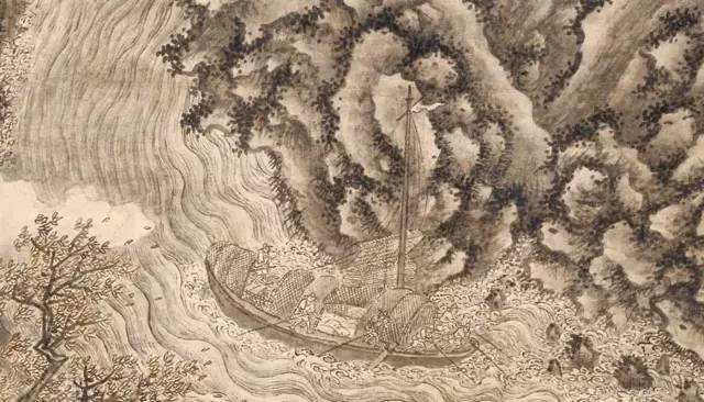 近现代名家画水,历代名家绘画水墨写生图