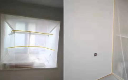 喷涂防尘遮蔽膜,装修家用防灰尘塑料防尘膜加厚