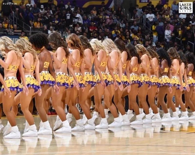 拉拉队美女跳舞dj国外,啦啦队热舞nba