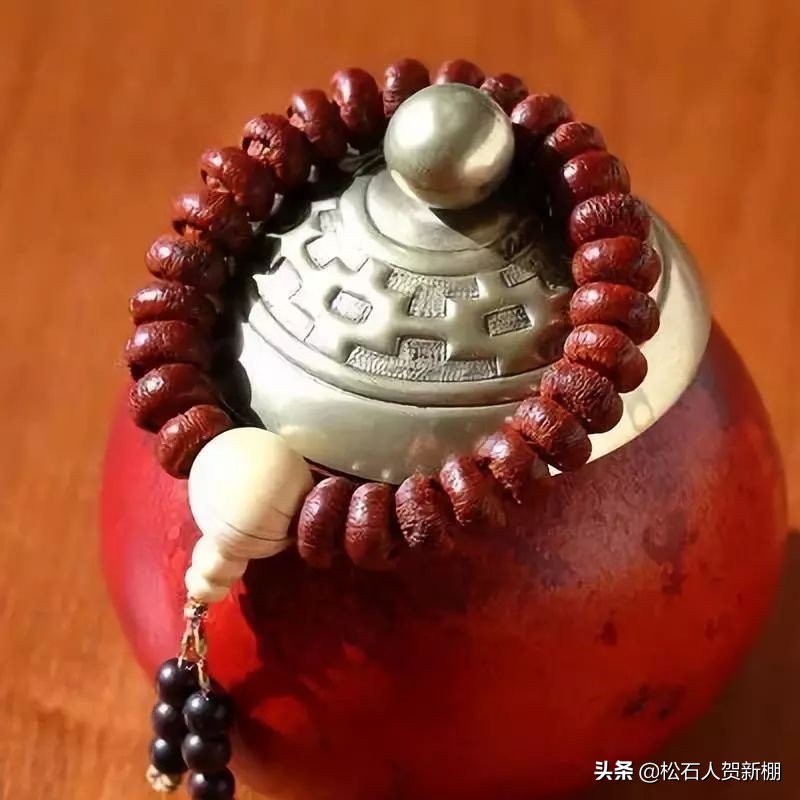菩提各种盘玩方法,21颗菩提根手串上手效果